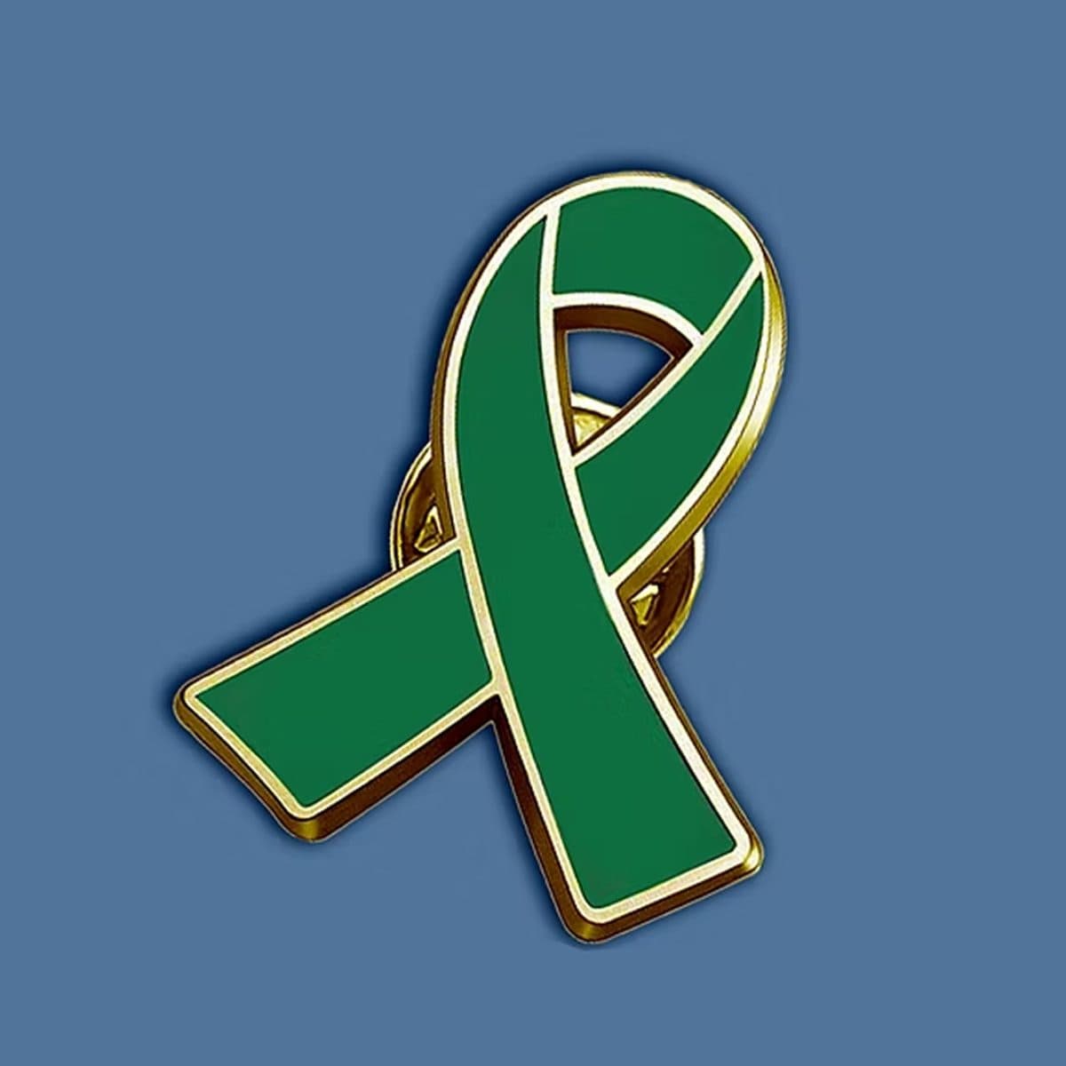 Enamel Pins – Mental Health Green Ribbon